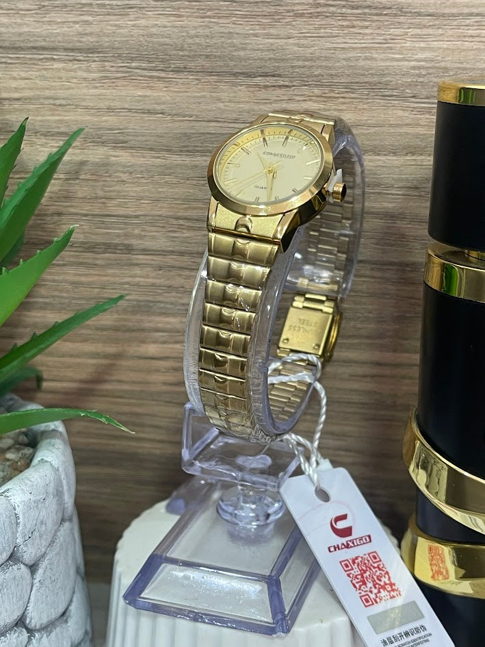 RELOJ CHAXIGO DAMA TODO DORADO