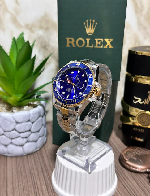 Rolex Bicolor Esfera Azul