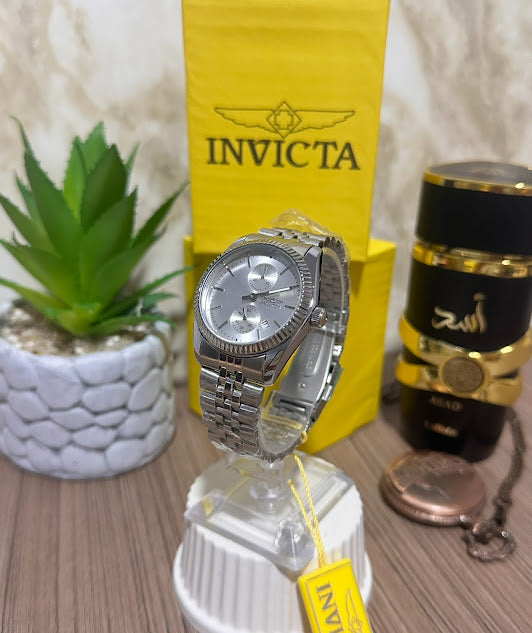 Invicta Plateado Dama Esfera Plateada