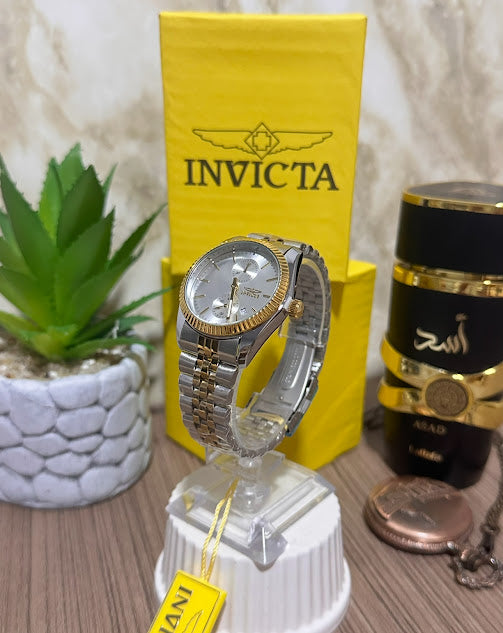 Invicta Bicolor Dama Esfera Plateada