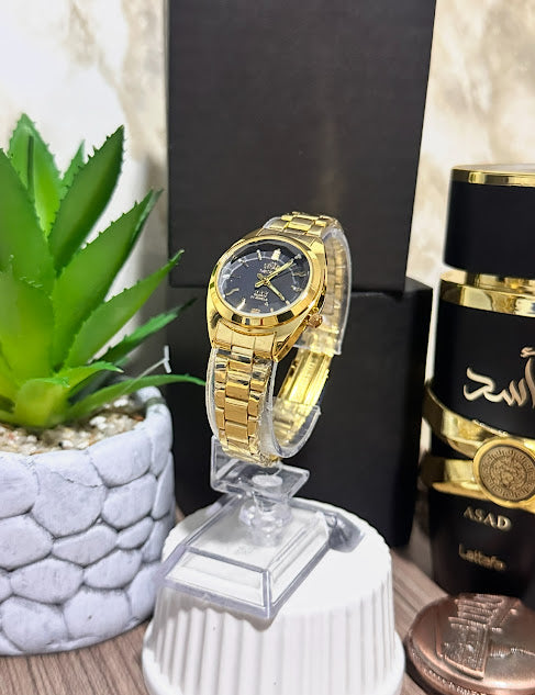 Orient Dama Dorado Esfera Negra