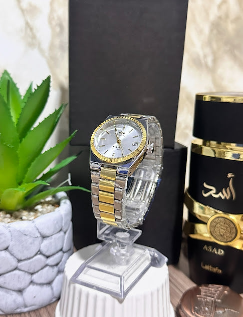 Orient Bicolor Esfera Blanca Aro Relieve