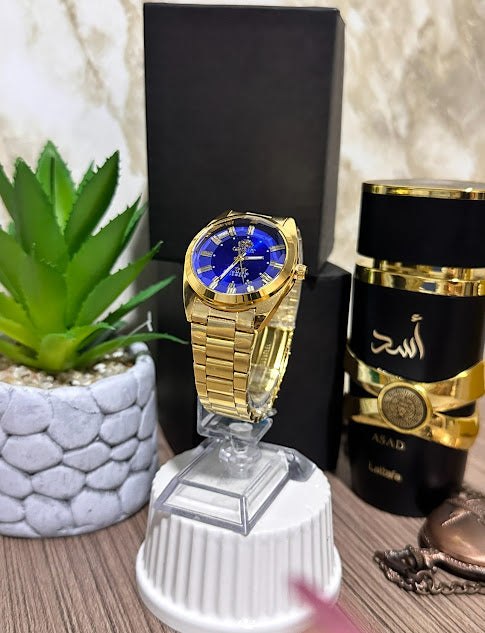 Orient Dorado Esfera Azul