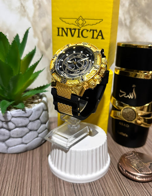 Invicta Dorado Semiautomático Correcamino