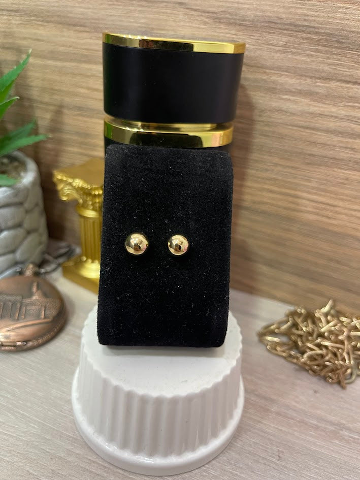 TOPO BALIN 8MM ORO LAMINADO