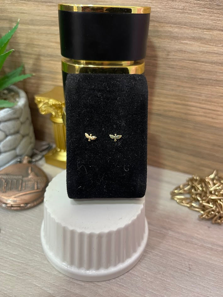 TOPO ESPIRITU SANTO MINI LISO ORO LAMINADO
