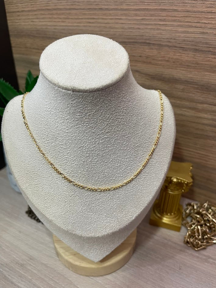 CADENA 3X1 2X0.7MM 60CM ORO LAMINADO