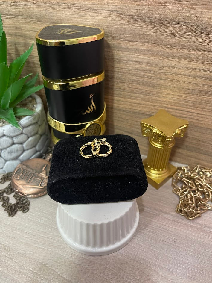 CANDONGA MELCOCHA 15MM ORO LAMINADO