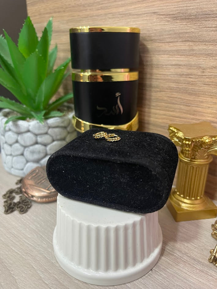 CANDONGA CLICK MINI CUBANA 10X9MM ORO LAMINADO