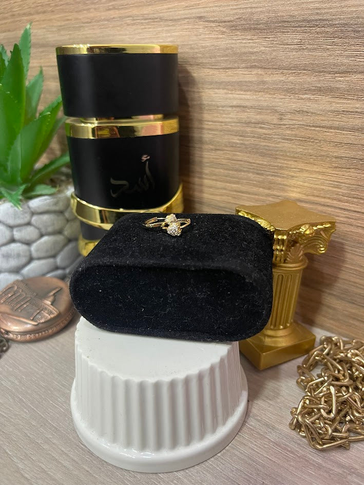 CANDONGA CLICK CORAZON CIRCON 14MM ORO LAMINADO