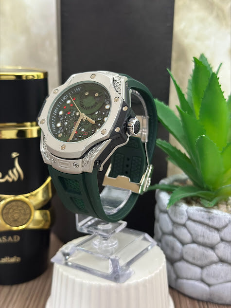 HUBLOT VERDE ESFERA ABIERTA