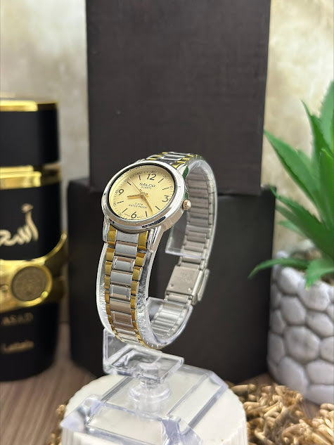 SALCO DAMA BICOLOR ESFERA DORADA