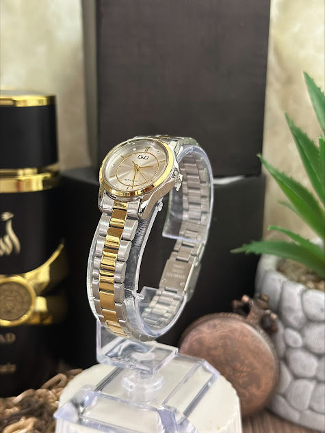 QYQ DAMA REDONDO BICOLOR NUMEROS DIAMANTES