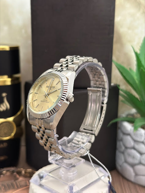 SALCO CABALLERO TODO PLATEADO FONDO BEISH