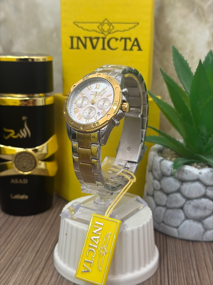 INVICTA BICOLOR DAMA NUMEROS ROMANOS