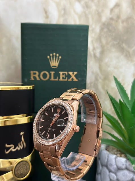 ROLEX PRESIDENT DAMA ORO ROSA ARO DIAMANTADO