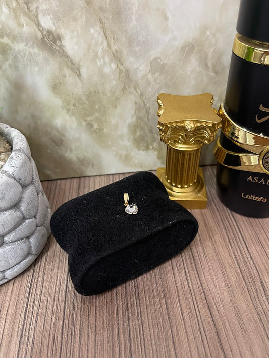 DIJE CORAZON BISEL 5X14MM ORO LAMINADO