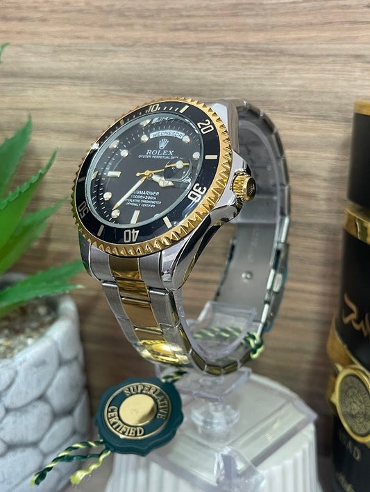 ROLEX CABALLERO BICOLOR CON CALENDARIO