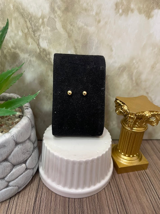 TOPO 4MM DORADO ORO LAMINADO