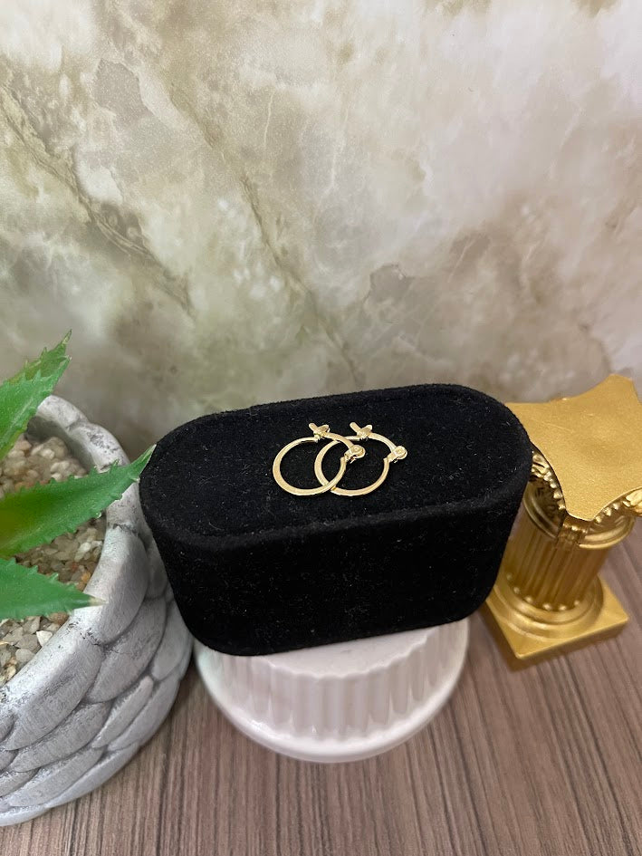 CANDONGA TUBO 13MM PLANA ORO LAMINADO