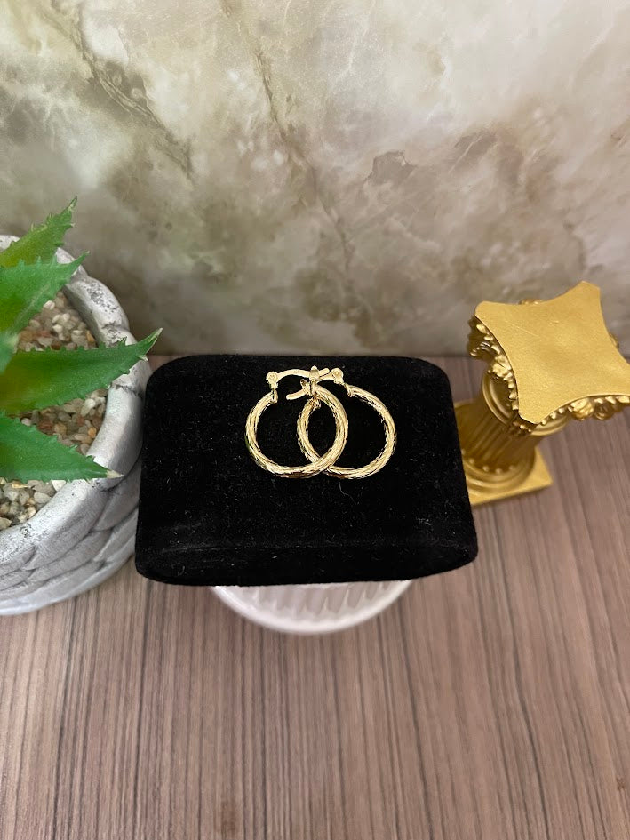 CANDONGA TUBO DIM 19MM ORO LAMINADO
