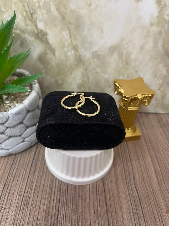 CANDONGA ENTORCHADA FI 19X22MM ORO LAMINADO