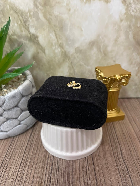 CANDONGA CLICK CIRCON 10MM ORO LAMINADO