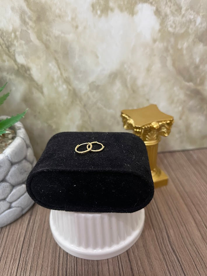 CANDONGA MINI HILO DIAMANTADA 10MM ORO LAMINADO