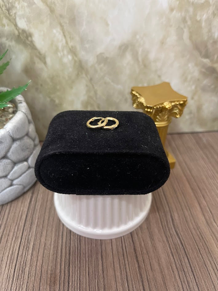 CANDONGA CLICK LISO 12MM ORO LAMINADO