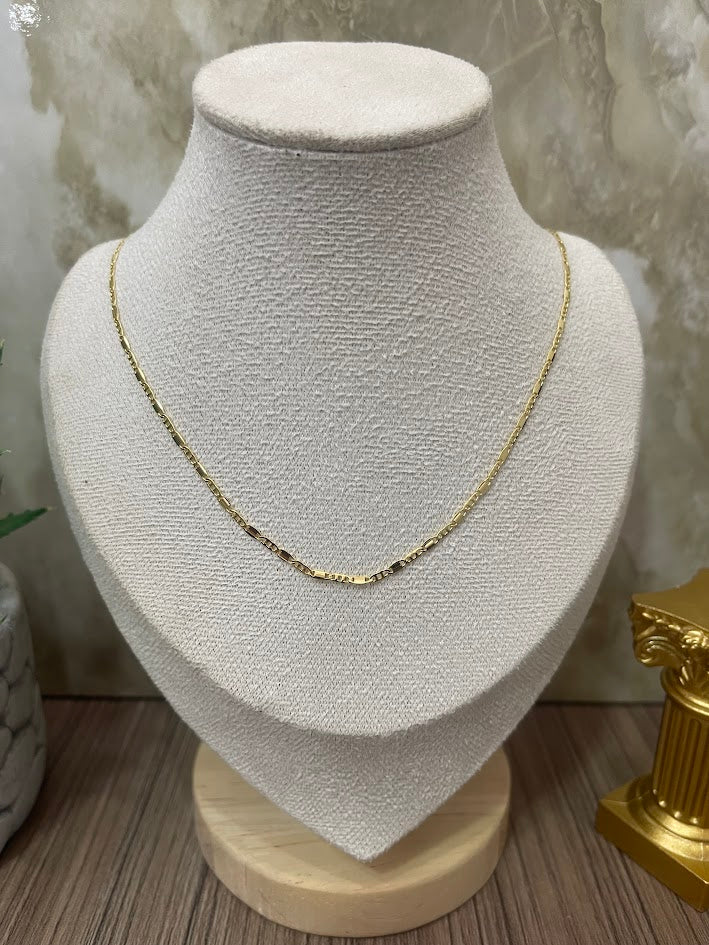 CADENA PLANA 50L ORO LAMINADO