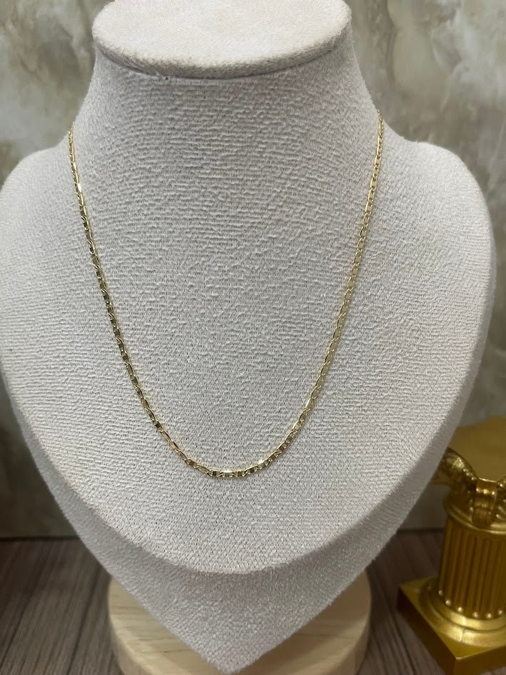 CADENA PLANA 60L ORO LAMINADO