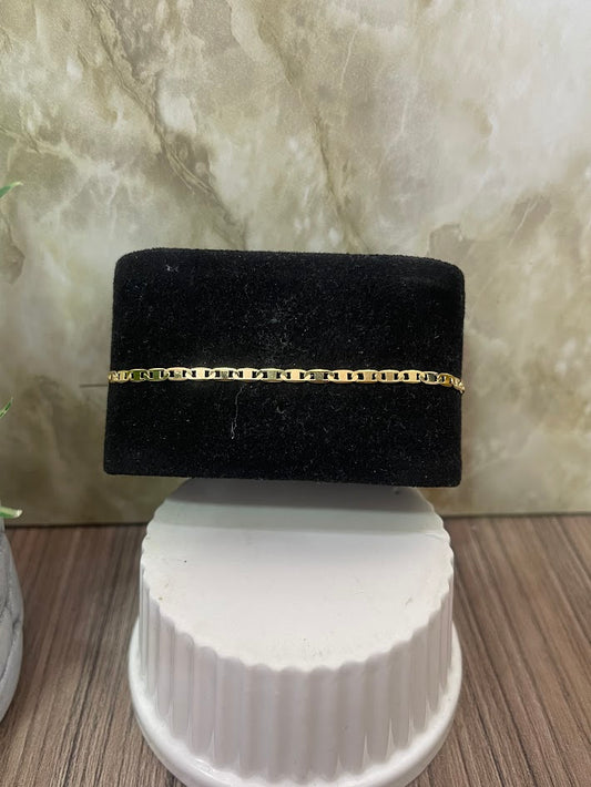 PULSERA PLANA DIAM 18CM ORO LAMINADO
