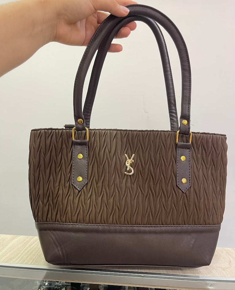BOLSO YS DAMA CAFE TIPÓ CARTERA