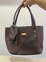 BOLSO DAMA TIPO CARTERA CAFE