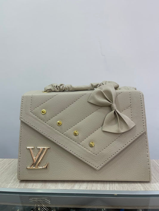 BOLSO DAMA BEIS DETALLE LAZO