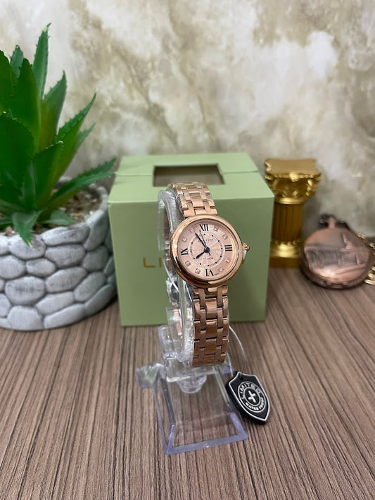 RELOJ LIMITED DAMA ORO ROSA REDONDO