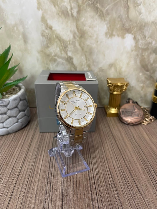 RELOJ LIMITED CABALLERO BICOLOR MUY ELEGANTE