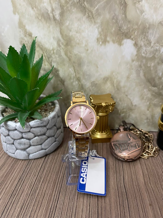 RELOJ CASIO DAMA ESFERA ROSADA