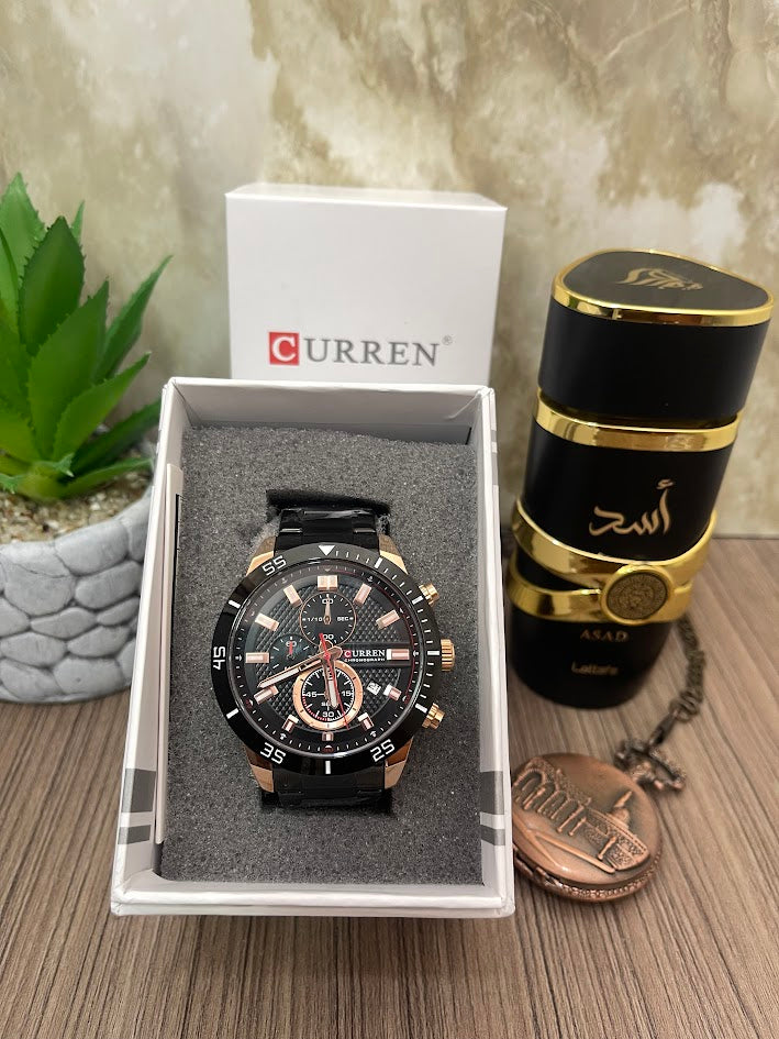 CURREN NEGRO ARO NEGRO