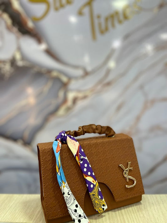 BOLSO TIPO CARTERA MARRON YS