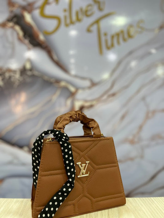 BOLSO TIPO CARTERA MARRON LV