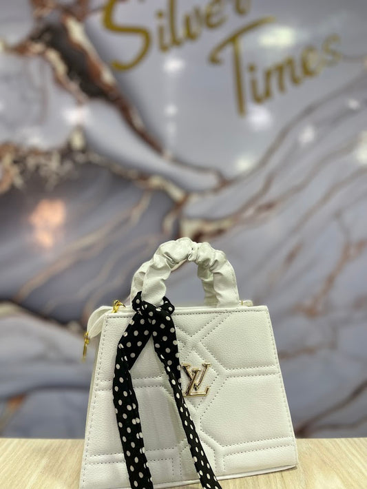 BOLSO TIPO CARTERA BLANCO LV
