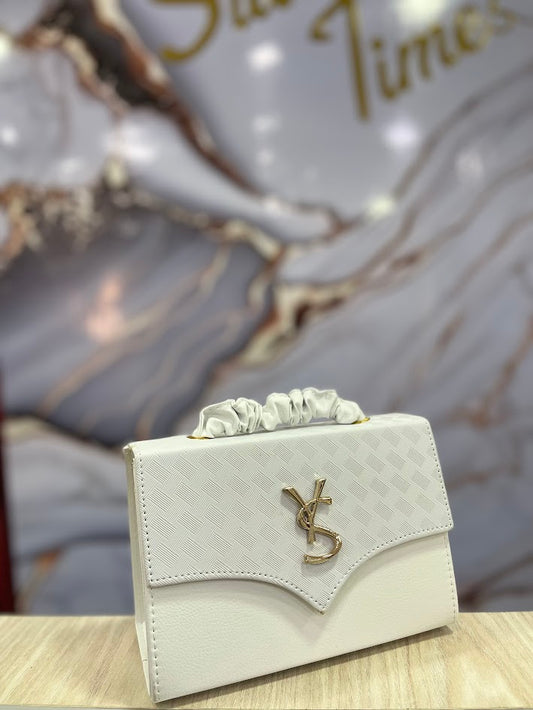 BOLSO TIPO CARTERA BLANCO YS