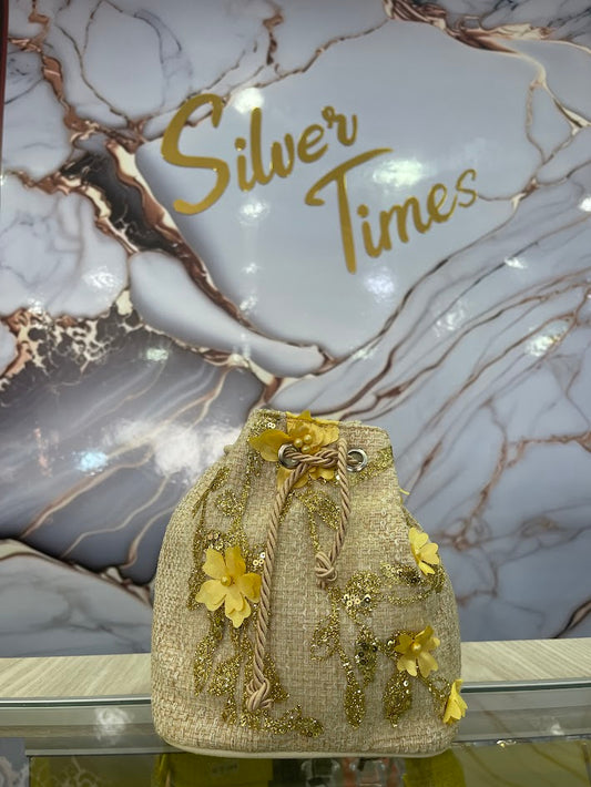 BOLSO TIPO MOCHILA DETALLES AMARILLOS