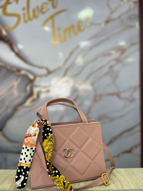 BOLSO TIPO CARTERA ROSA CC DOBLE CORREA