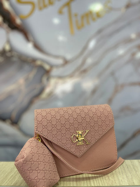 BOLSO TIPO CARTERA MINI ROSA K