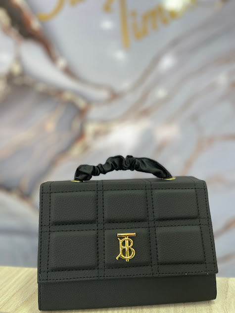 BOLSO TIPO CARTERA NEGRO TB DOBLE CORREA