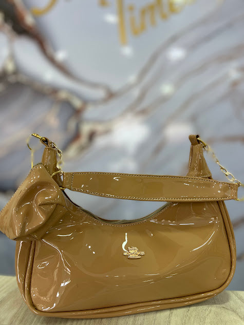 BOLSO DE MANO CAQUI COACH