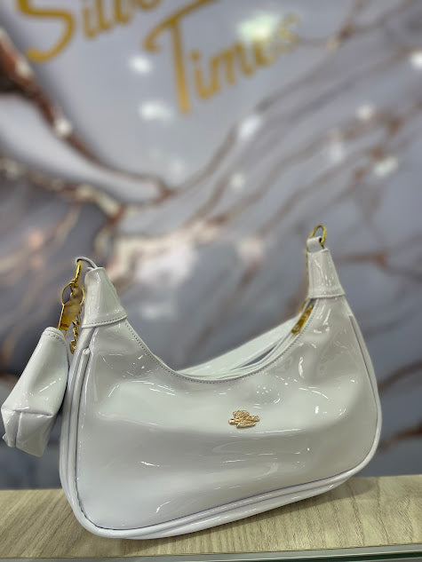 BOLSO DE MANO CHAROL BLANCO COACH