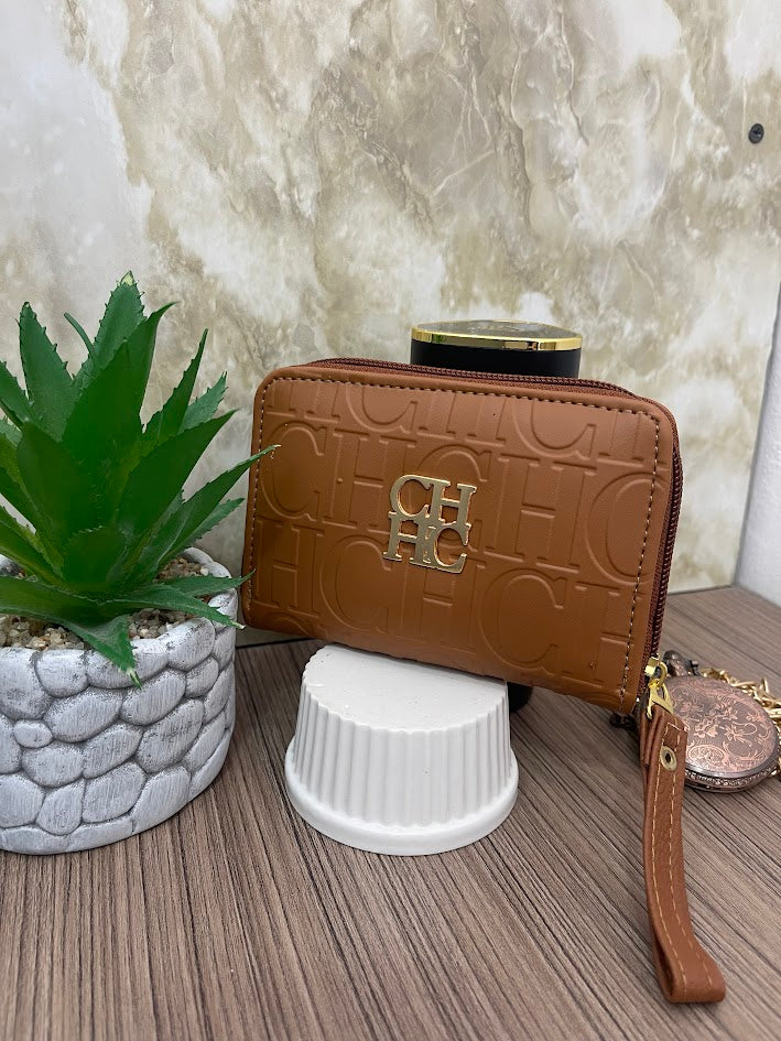 MONEDERO DAMA COLOR CAFE
